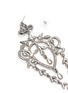 Detail View - Click To Enlarge - BUTLER & WILSON - Flower and Leaves' Swarovski crystal drop chandelier earrings