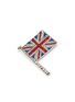 Detail View - Click To Enlarge - BUTLER & WILSON - 'Union Jack Flag' small embellished brooch