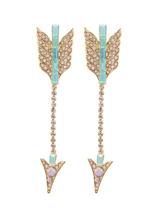 Main View - Click To Enlarge - BUTLER & WILSON - 'Arrow' embellished earrings