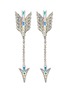 Main View - Click To Enlarge - BUTLER & WILSON - 'Arrow' embellished earrings