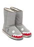 Figure View - Click To Enlarge - EMU AUSTRALIA - 'Little Creatures Shark' kids suede boots
