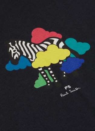  - PS PAUL SMITH - 'Zebra Cloud' graphic print T-shirt