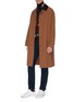 Figure View - Click To Enlarge - PS PAUL SMITH - Roll-up neck sweater