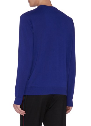 Back View - Click To Enlarge - PS PAUL SMITH - Logo embroidered sweater
