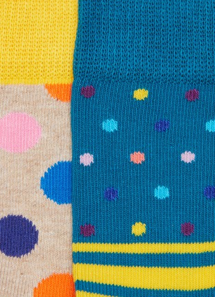 Detail View - Click To Enlarge - HAPPY SOCKS - Big Dot kids socks 2-pack set