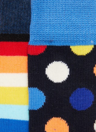 Detail View - Click To Enlarge - HAPPY SOCKS - Big Dot kids socks 2-pack set