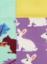 Detail View - Click To Enlarge - HAPPY SOCKS - Bunny kids socks 2-pack set