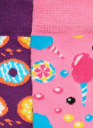 Detail View - Click To Enlarge - HAPPY SOCKS - Sweets kids socks 2-pack set