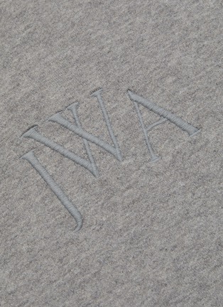  - JW ANDERSON - Logo embroidered dangle tabs fleeceback sweatshirt
