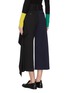 Back View - Click To Enlarge - JW ANDERSON - Handkerchief drape detail belted colourblock pants
