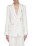 Main View - Click To Enlarge - JW ANDERSON - Crystal embellished patchwork panelled blazer