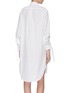 Back View - Click To Enlarge - JW ANDERSON - Gathered sleeve poplin shirtdress