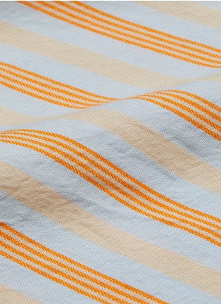  - JW ANDERSON - Stripe handkerchief side drape T-shirt