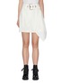 Main View - Click To Enlarge - JW ANDERSON - Asymmetric side handkerchief drape belted mini shorts