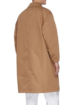 Back View - Click To Enlarge - CAMOSHITA - Double face button-up raincoat