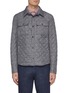 Main View - Click To Enlarge - ISAIA - Snap front light quilt shirt jacket