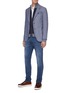 Figure View - Click To Enlarge - ISAIA - Medium wash slim fit jeans