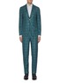 Main View - Click To Enlarge - ISAIA - 'Cortina' notch lapel check wool blend suit