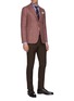 Figure View - Click To Enlarge - ISAIA - 'Cortina' notch lapel wool blend blazer