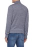 Back View - Click To Enlarge - ISAIA - Panelled zip front cardigan