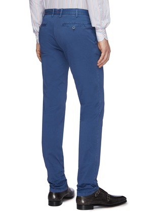 Back View - Click To Enlarge - ISAIA - Slim fit gabardine chinos