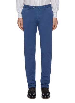 Main View - Click To Enlarge - ISAIA - Slim fit gabardine chinos