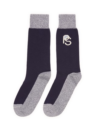 Main View - Click To Enlarge - PAUL SMITH - Colourblock PS print socks
