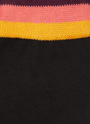 Detail View - Click To Enlarge - PAUL SMITH - 'Artist Stripe' colourblock crew socks