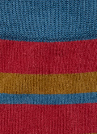 Detail View - Click To Enlarge - PAUL SMITH - Colorblock stripe socks