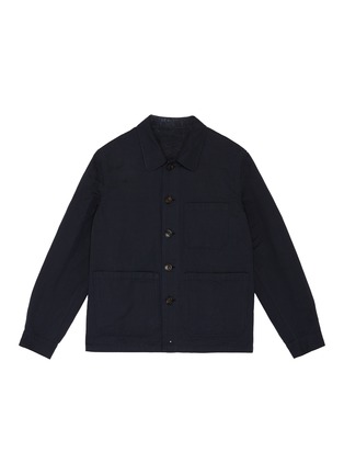 Main View - Click To Enlarge - LARDINI - Linen-wool Blend Shirt Jacket