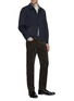 Figure View - Click To Enlarge - LARDINI - Linen-wool Blend Shirt Jacket