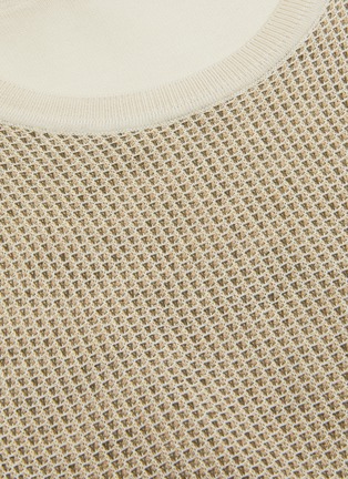  - LARDINI - Honeycomb panel sweater