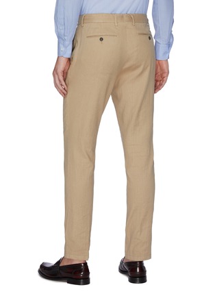 Back View - Click To Enlarge - LARDINI - Darted stretch chinos