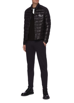 Figure View - Click To Enlarge - MONCLER - Snap front quilted jacket
