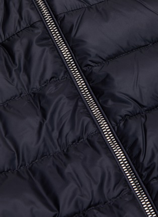  - MONCLER - Quilted panel zip cardigan