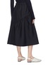 Back View - Click To Enlarge - FFIXXED STUDIOS - Asymmetric ruffle drape skirt