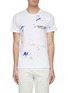 Main View - Click To Enlarge - HELMUT LANG - Logo print paint splatter T-shirt