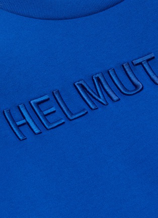  - HELMUT LANG - Standard logo embroidered T-shirt