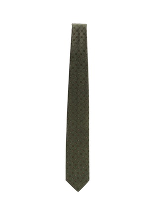 Figure View - Click To Enlarge - STEFANOBIGI MILANO - 'Taro' Floral Jacquard Silk Twill Tie