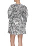 Back View - Click To Enlarge - ROTATE - Tara' graphic print taffeta mini dress