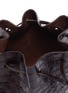Detail View - Click To Enlarge - MANSUR GAVRIEL - Croc embossed leather mini bucket bag