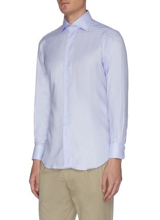 Front View - Click To Enlarge - TOMORROWLAND - Cotton twill shirt
