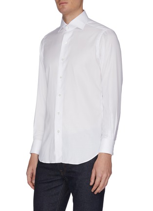 Front View - Click To Enlarge - TOMORROWLAND - Cotton twill shirt