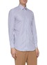Front View - Click To Enlarge - TOMORROWLAND - Point collar stripe cotton poplin button-up shirt
