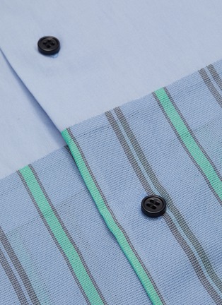  - FFIXXED STUDIOS - 'Maya' panelled stripe polo shirt
