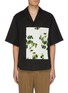 Main View - Click To Enlarge - FFIXXED STUDIOS - Asymmetric floral print patch shirt
