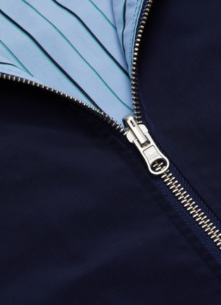  - FFIXXED STUDIOS - Detachable sleeve reversible stripe jacket
