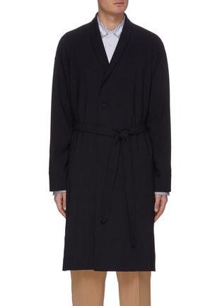 Main View - Click To Enlarge - FFIXXED STUDIOS - Belted wrap around coat