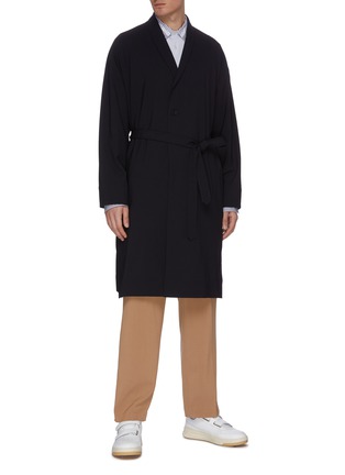 Figure View - Click To Enlarge - FFIXXED STUDIOS - Belted wrap around coat