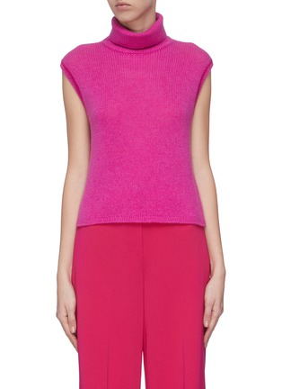 Main View - Click To Enlarge - THE ROW - 'Giselle' turtleneck sleeveless cashmere top